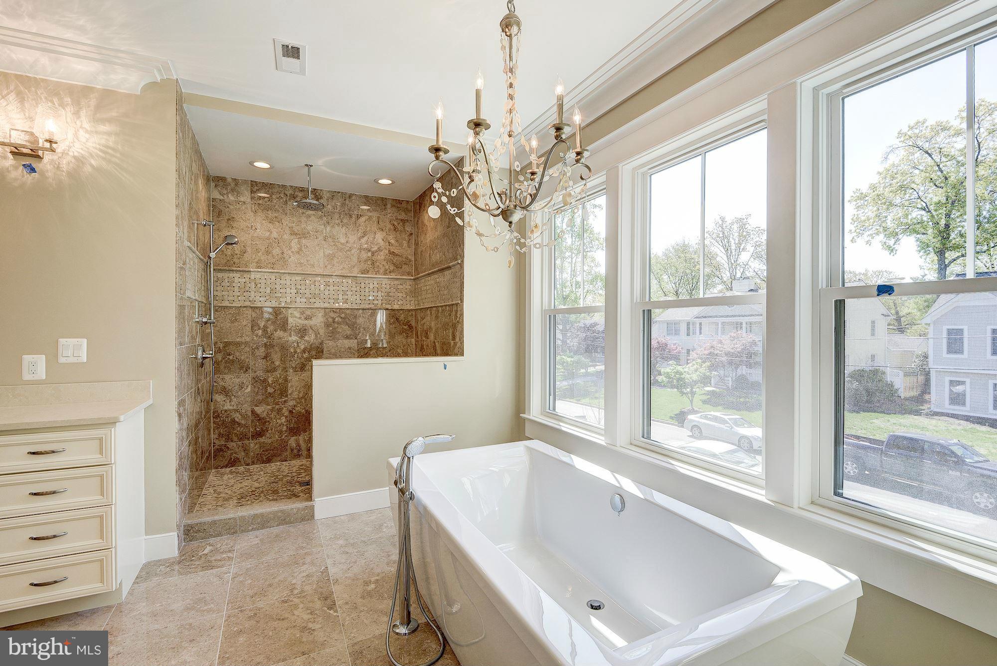 2108 Windsor Road Alexandria, VA 22307 - Photo 26 of 30 a bathroom with a bathtub and a shower