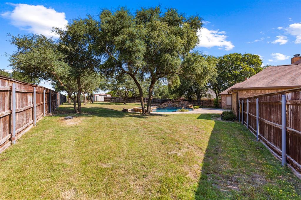 1865 Austin Hines Drive China Spring, TX 76633 - Photo 22 of 30 a view of yard with swimming pool and sitting area