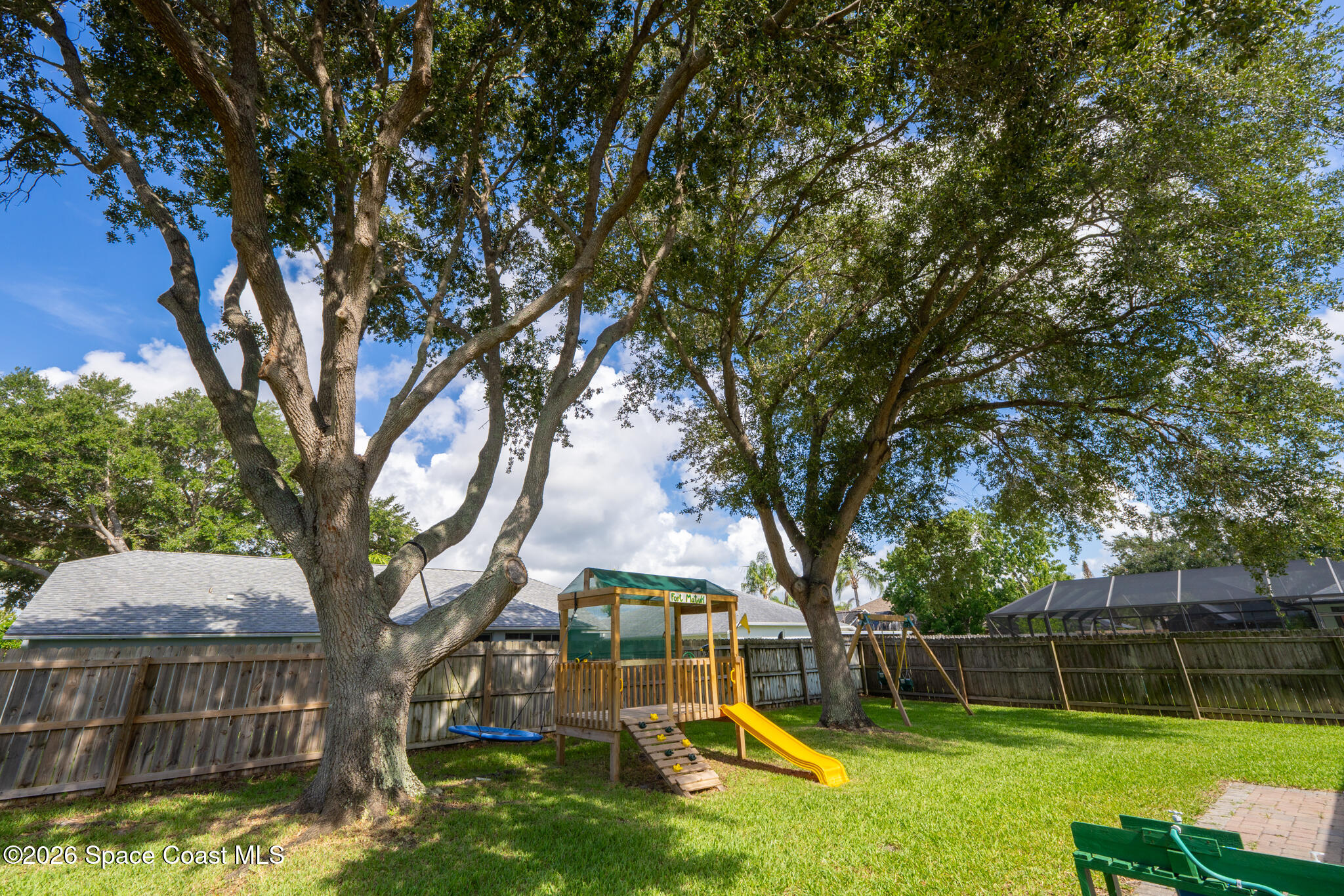 1181 Winding Meadows Road Rockledge, FL 32955 - Photo 15 of 36 Spacious Backyard