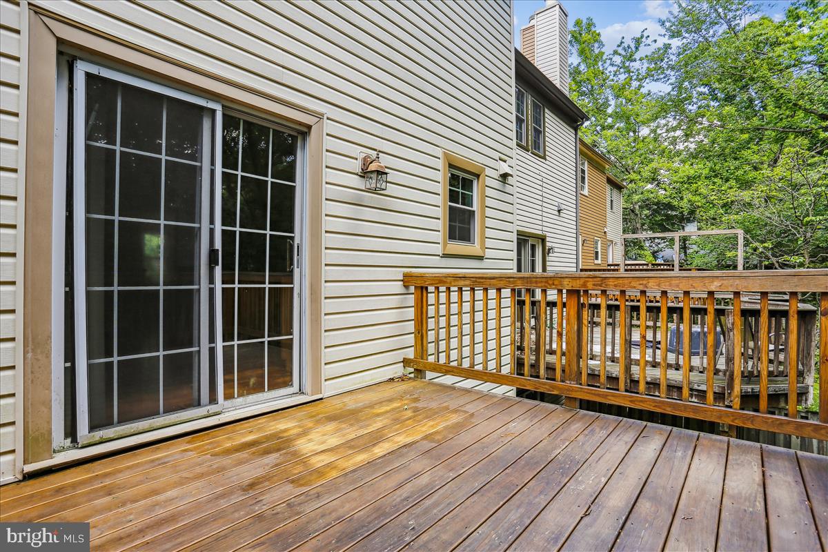11972 Sentinel Point Court Reston, VA 20191 - Photo 15 of 45 Sliding glass doors from breakfast area to deck