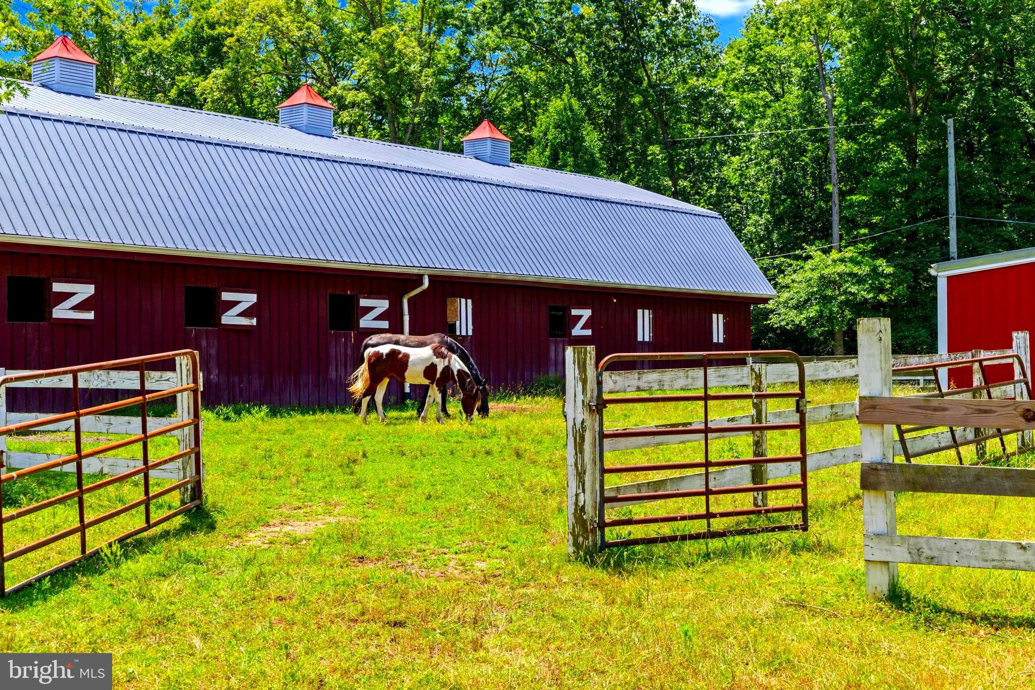 16401 Mt Calvert Road Upper Marlboro, MD 20772 - Photo 83 of 119 Big Upper Barn: Lots of Galvanized Gates