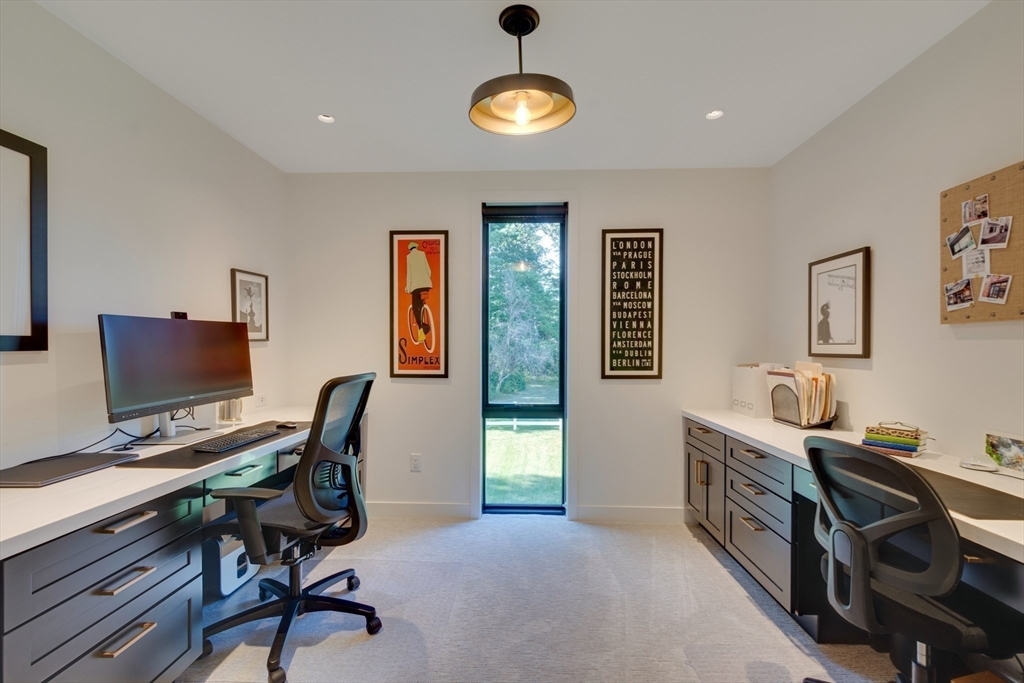 77 Weston Road Lincoln, MA 01773 - Photo 23 of 41 a workspace with furniture and window