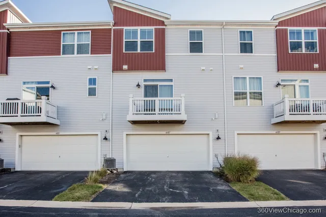 a view of a playground with a small yard