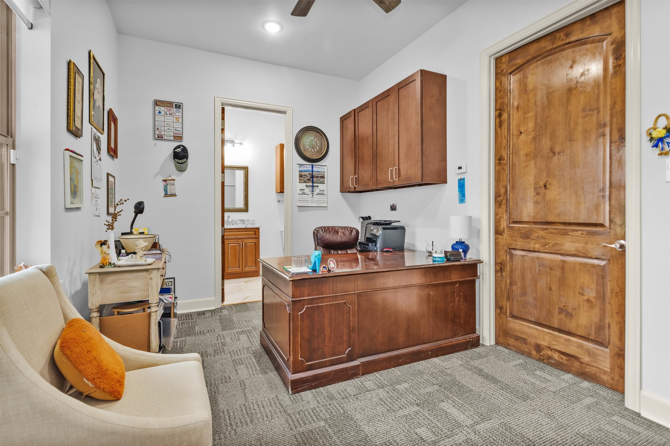 264 Grey Feather Road Huntsville, TX 77340 - Photo 23 of 31 Private guest suite currently configured as a second home office.