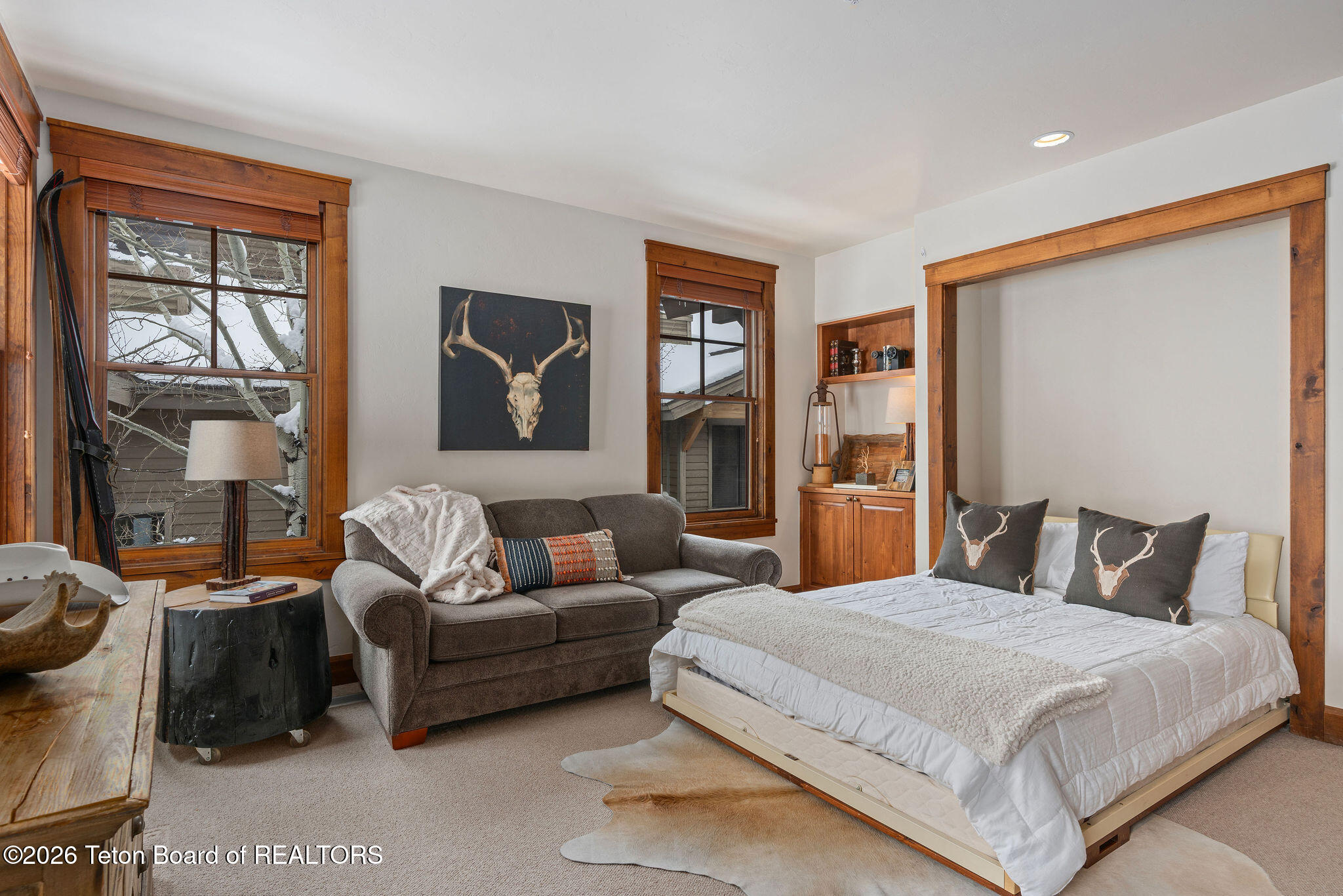 536 Snow King Loop Road, Unit 3630 Jackson, WY 83001 - Photo 17 of 42 3rd bedroom w Trundle Bed