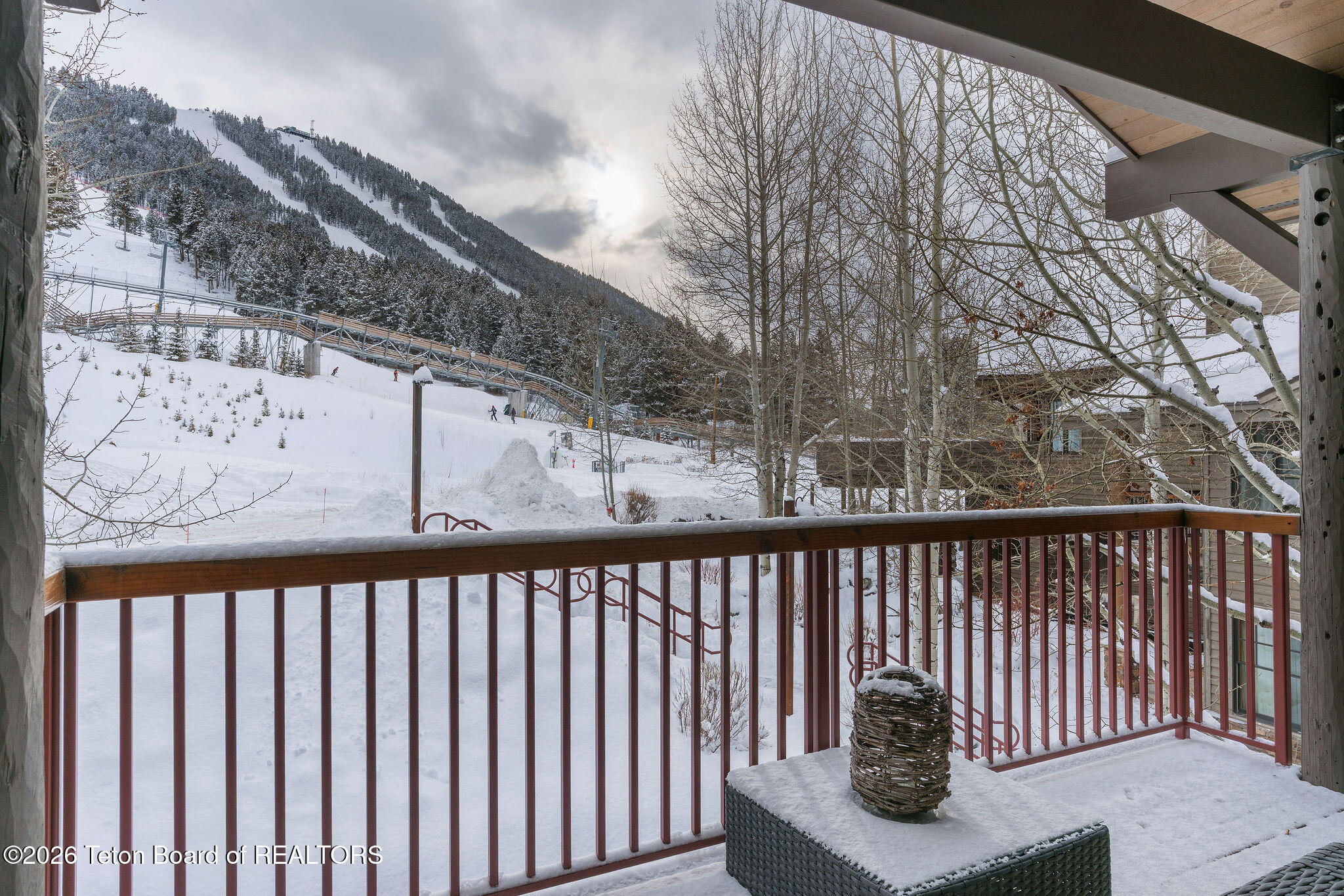 536 Snow King Loop Road, Unit 3630 Jackson, WY 83001 - Photo 20 of 42 Back Deck
