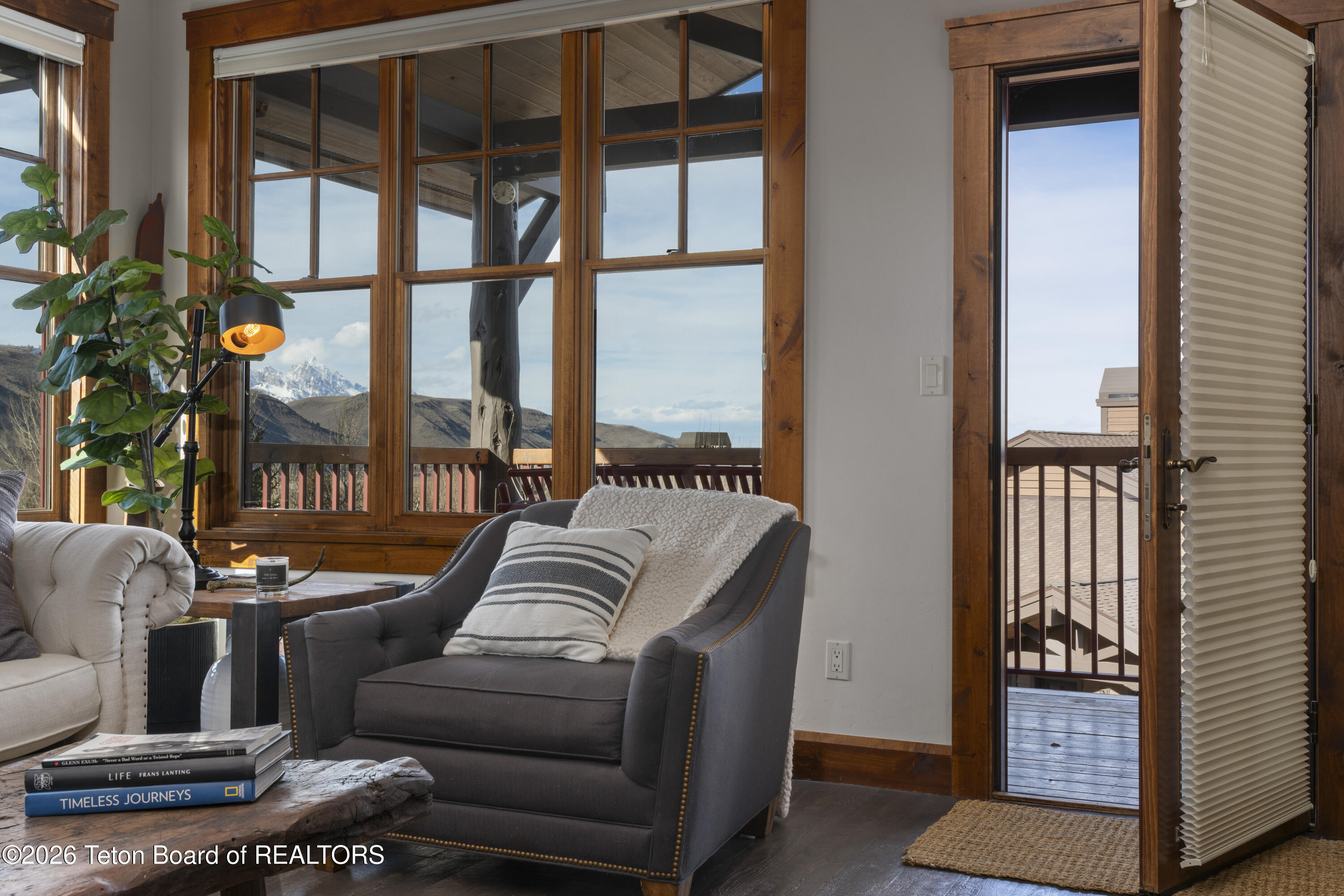 536 Snow King Loop Road, Unit 3630 Jackson, WY 83001 - Photo 38 of 42 Large Deck off of Living Room