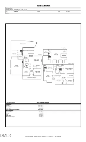 $1,149,000 | 3209 Bryant Falls Court, Raleigh, NC 27613
