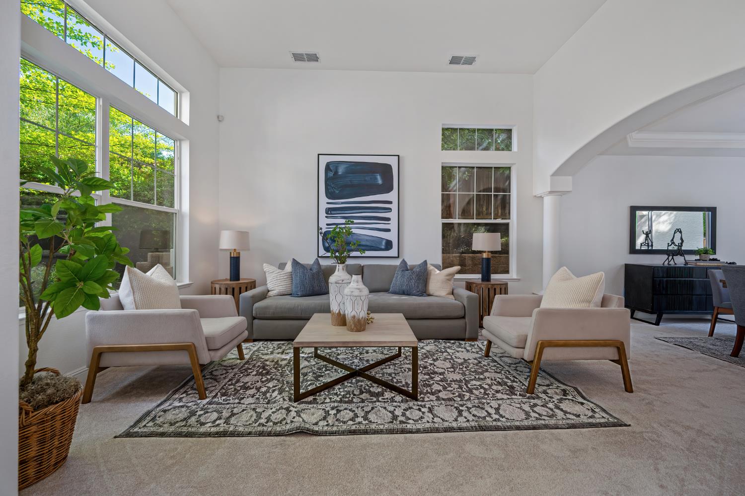 820 Travis Street Folsom, CA 95630 - Photo 7 of 47 a living room with furniture and a large window