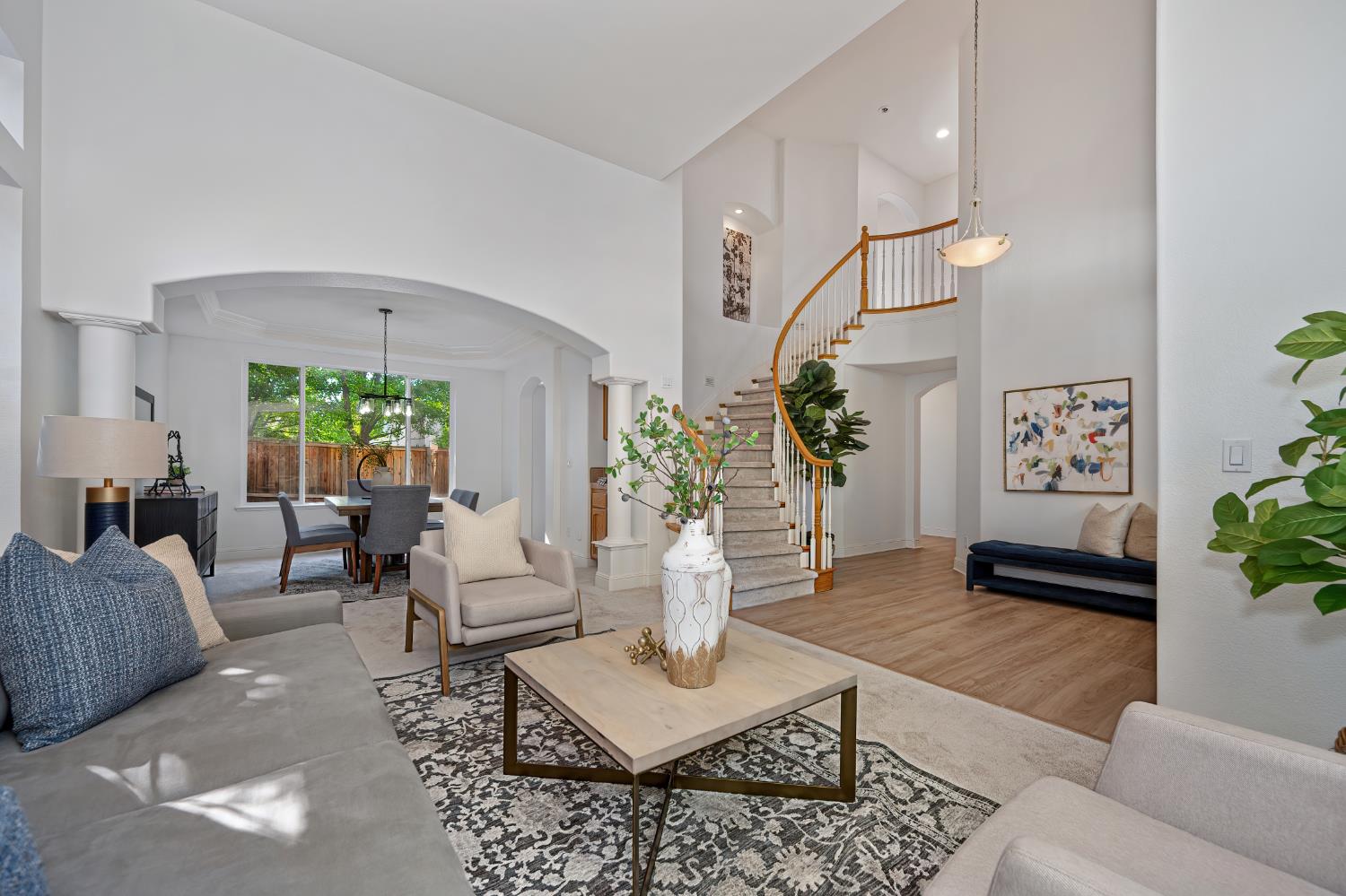 820 Travis Street Folsom, CA 95630 - Photo 8 of 47 a living room with furniture and a potted plant