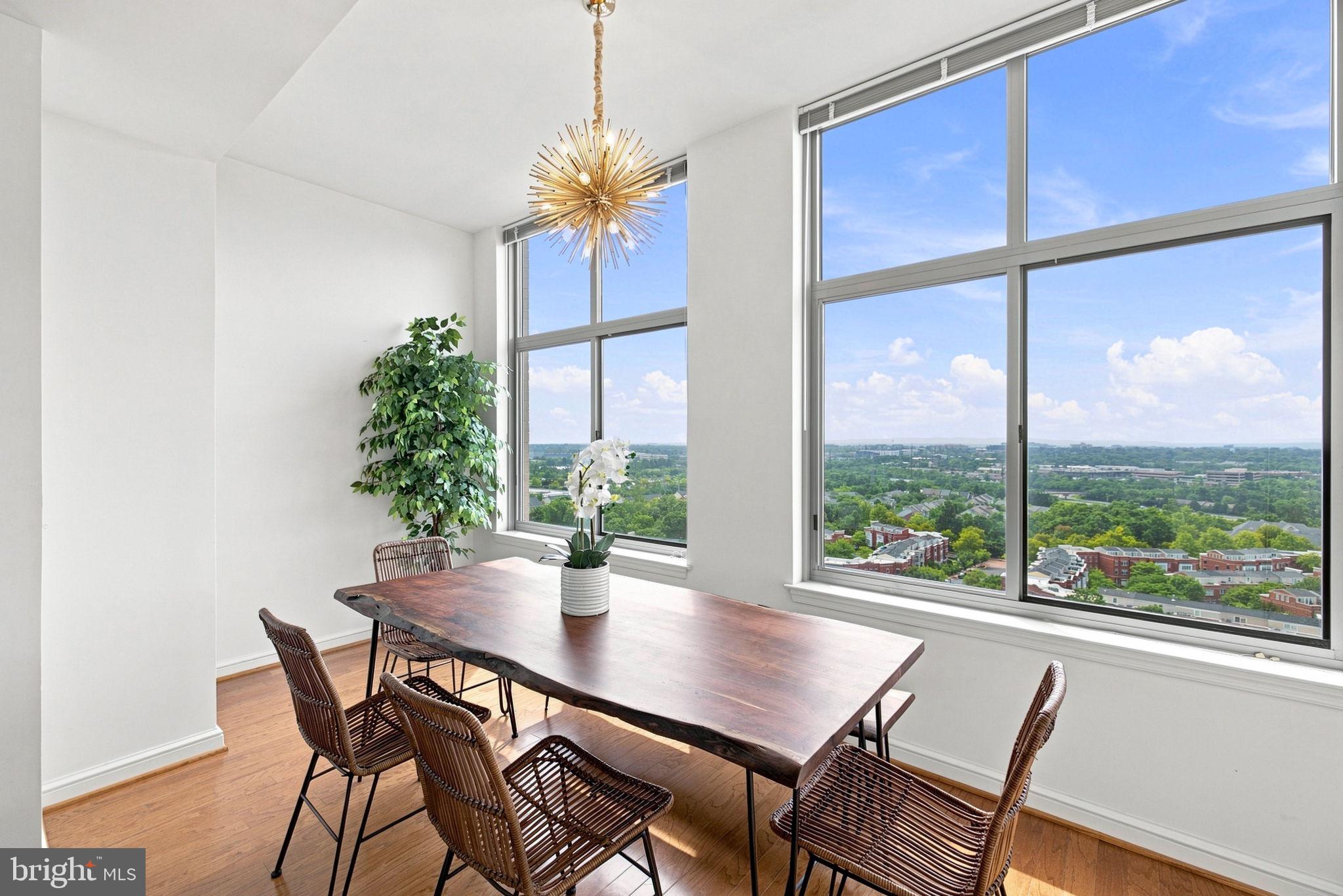 11990 Market Street, Unit 1514 Reston, VA 20190 - Photo 22 of 78 Dining area looking out