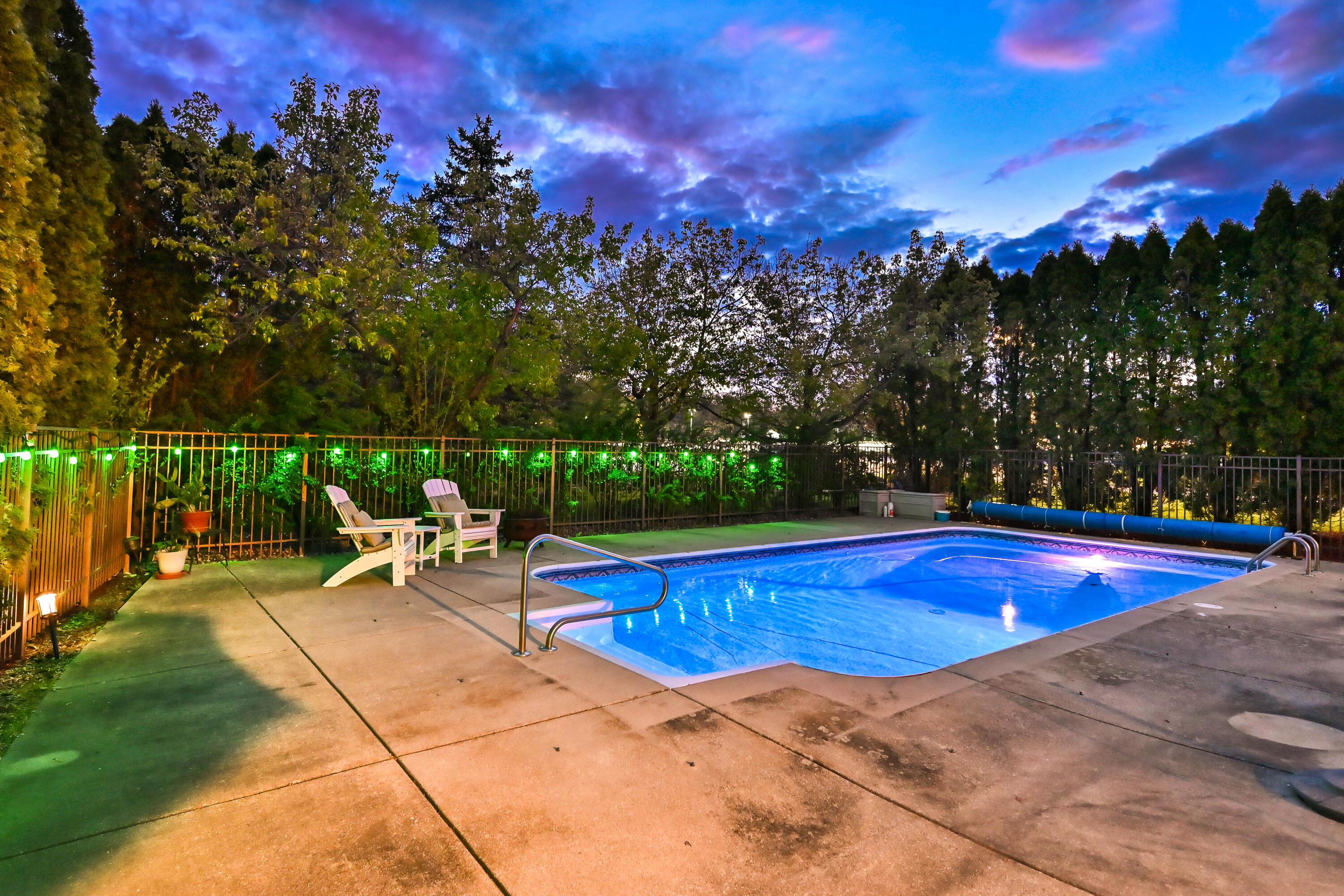 17155 Vanderbilt Street Brookfield, WI 53005 - Photo 54 of 58 Enjoy Evenings Poolside