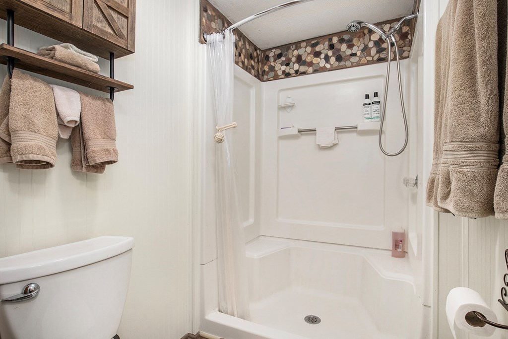 2226 Layson Road Hiawassee, GA 30546 - Photo 24 of 38 a bathroom with a shower