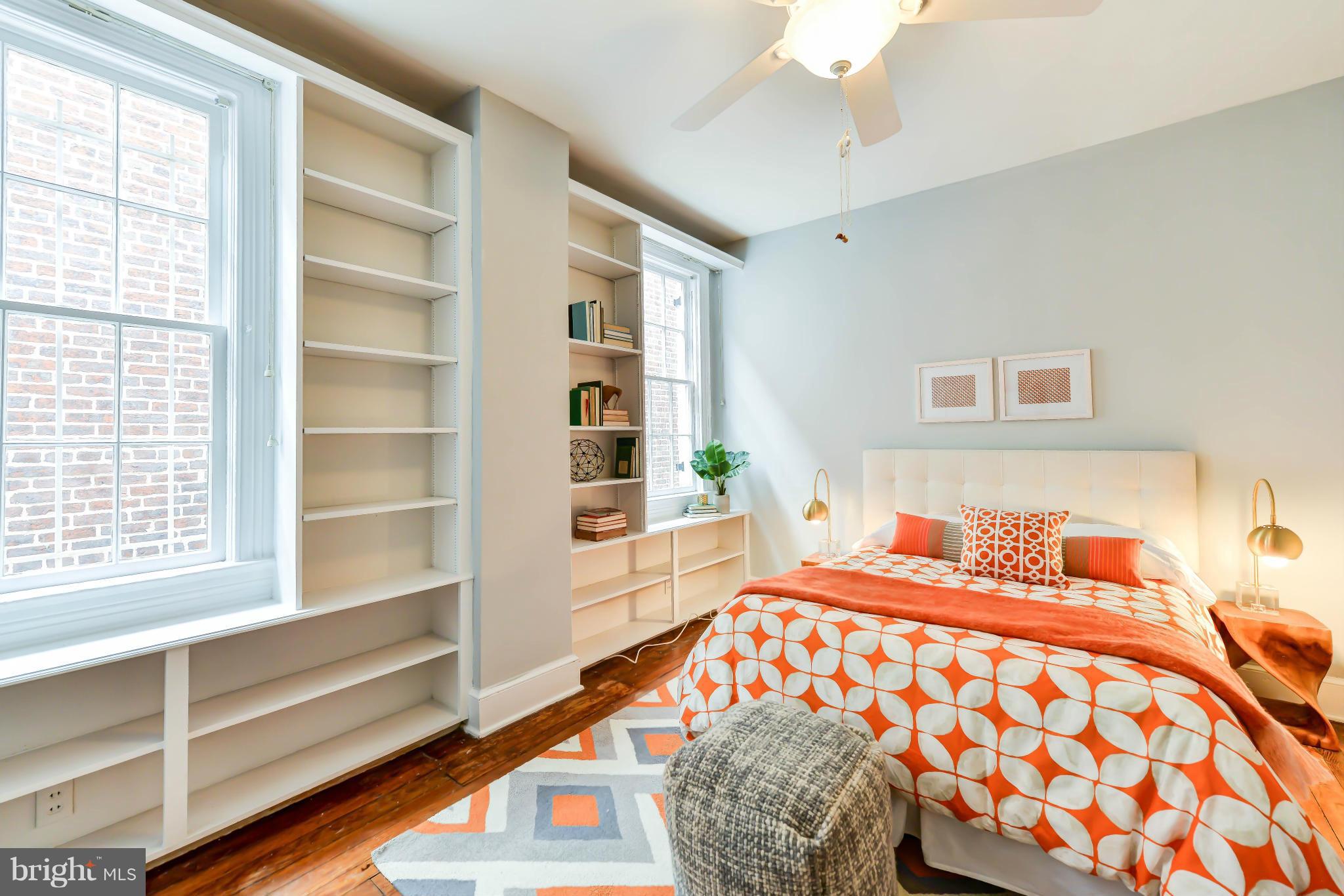 520 5th Street Southeast Washington, DC 20003 - Photo 18 of 30 2nd ensuite Bedroom has Bookcases