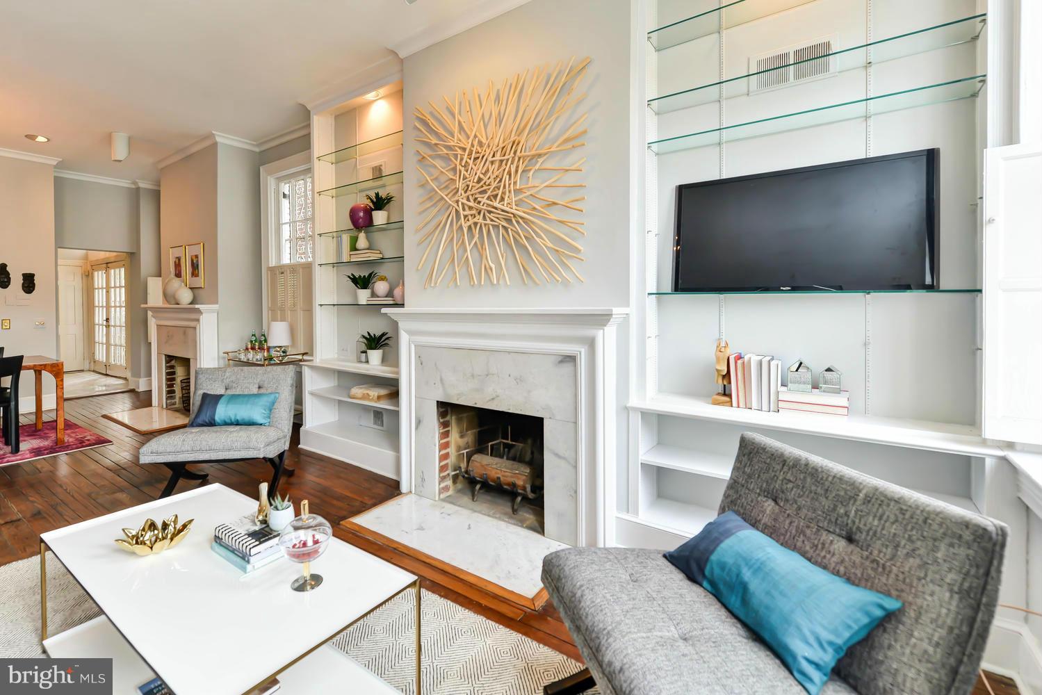 520 5th Street Southeast Washington, DC 20003 - Photo 6 of 30 Living Room looking back towards Dining Area