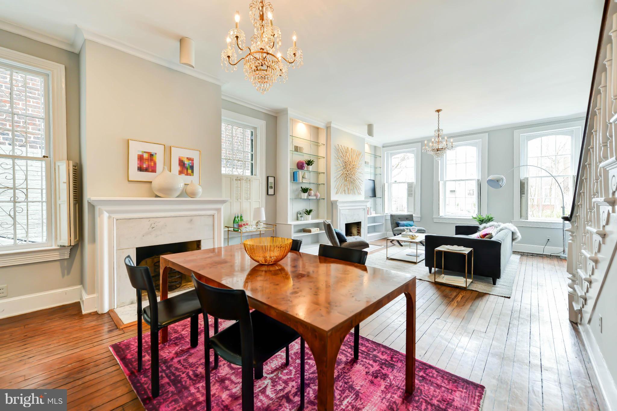 520 5th Street Southeast Washington, DC 20003 - Photo 8 of 30 Bright and Spacious Living/Dining Area