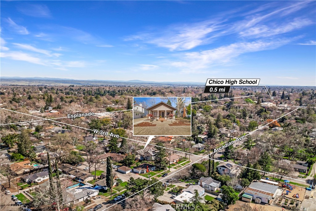 234 West 3rd Avenue Chico, CA 95926 - Photo 51 of 54 an aerial view of a city