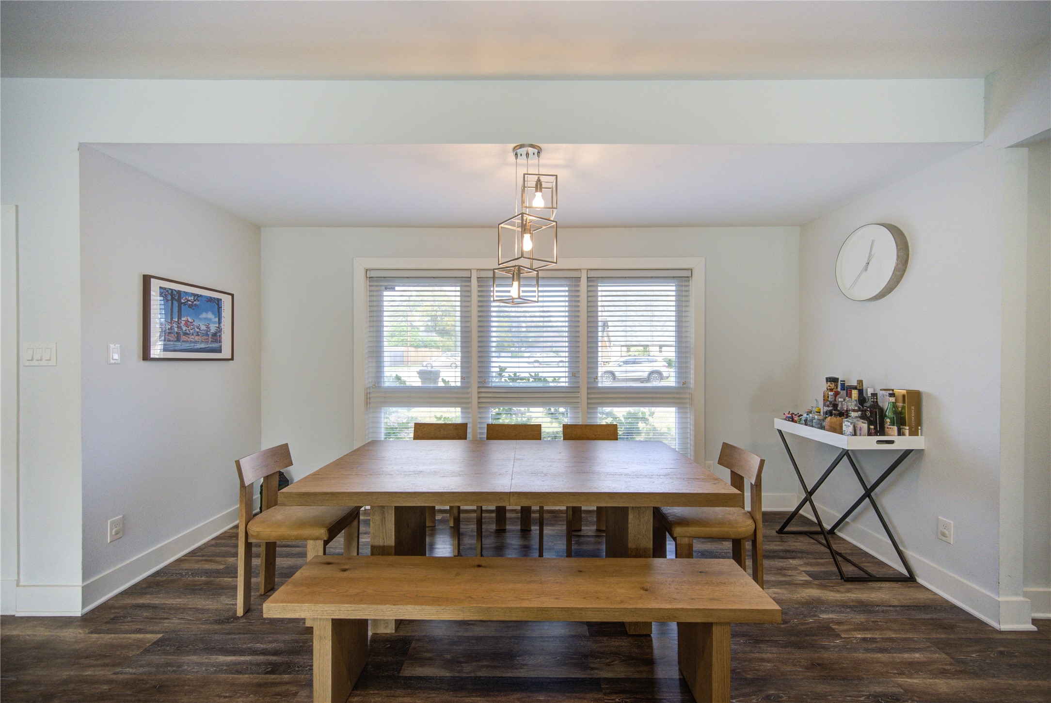 1215 Bethlehem Street Houston, TX 77018 - Photo 10 of 42 a view of a dining room with furniture window and wooden floor