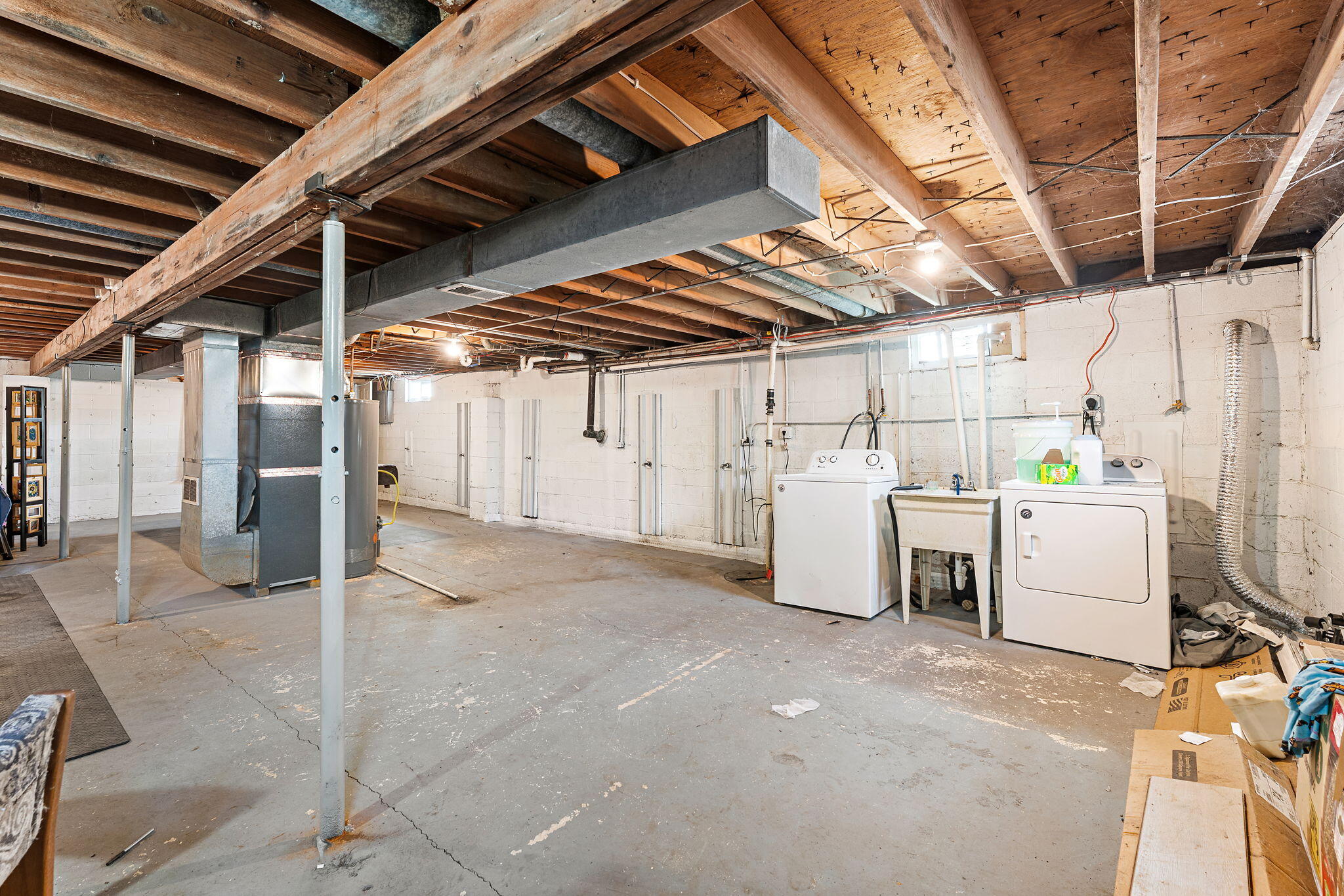 2334 Venus Street Portage, IN 46368 - Photo 17 of 22 a view of a storage & utility room with washer and dryer