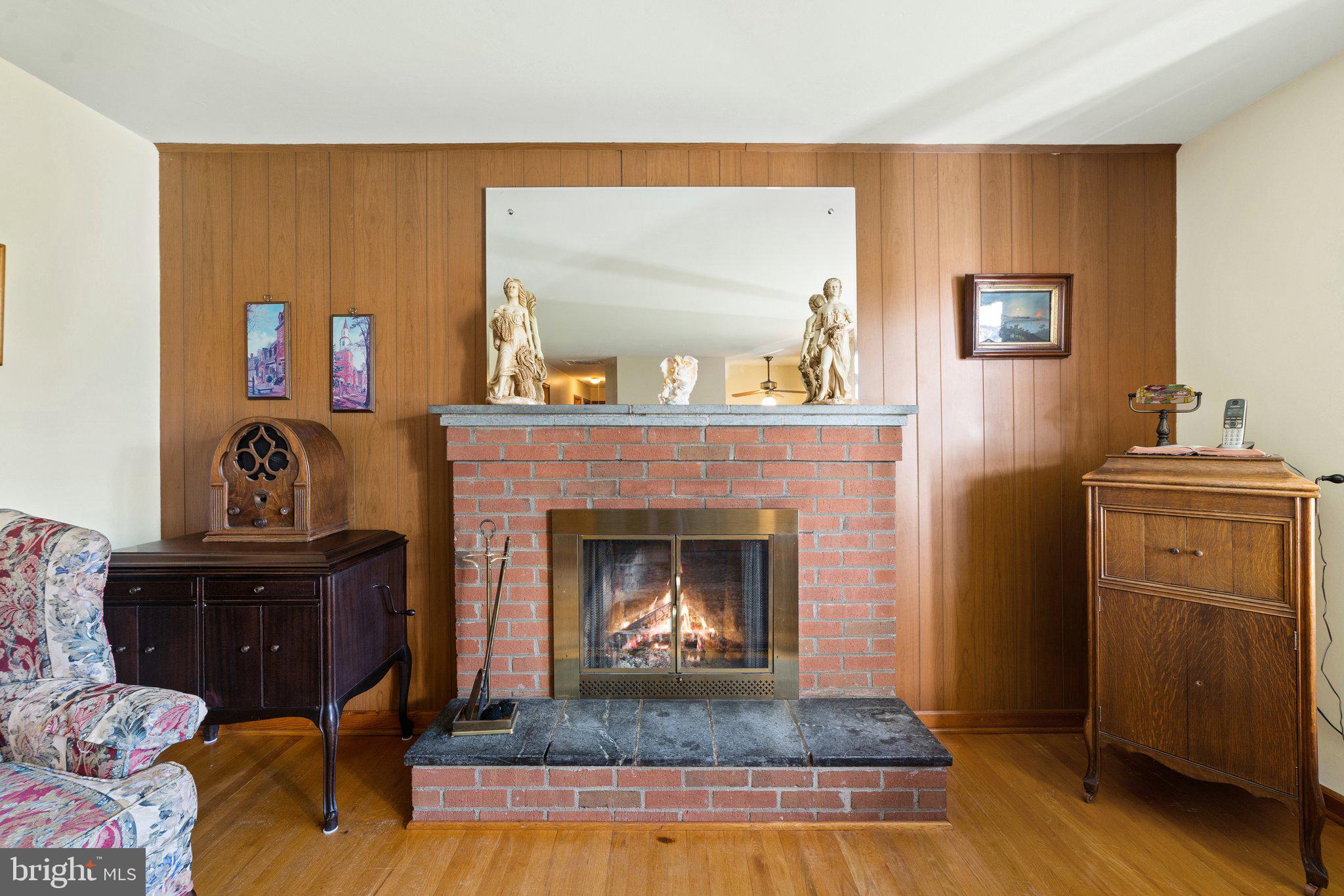 512 Round Hill Road Boston, VA 22713 - Photo 6 of 51 Living room wood fireplace