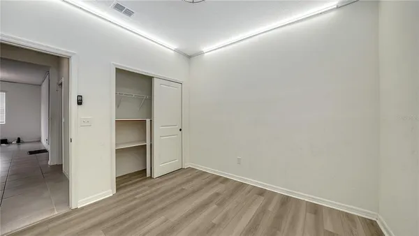 wooden floor in an empty room