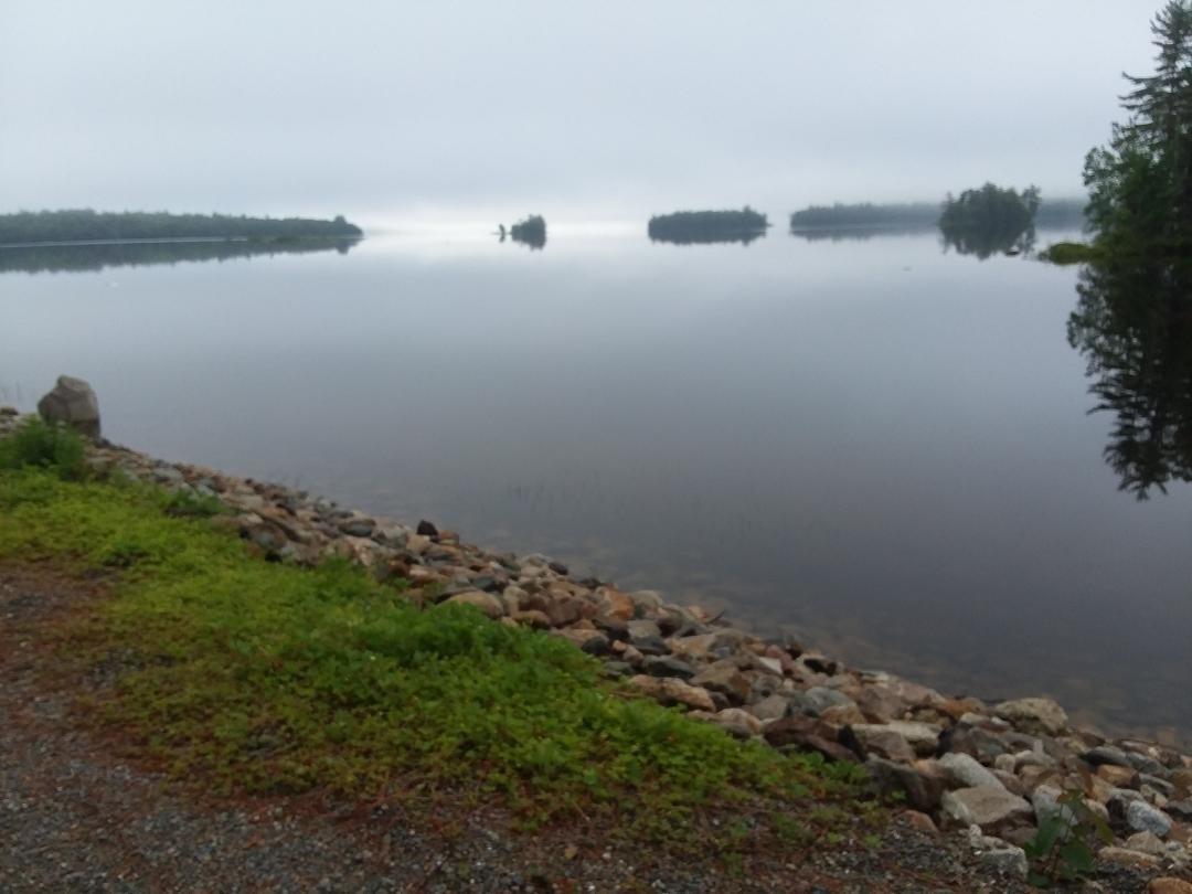 Lot 19 Upper Dam Road Oquossoc, ME 04964 - Photo 19 of 24 309 Mooselook view morning