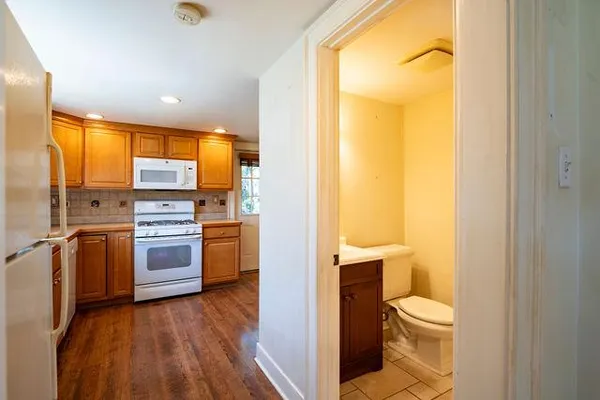 a view of bathroom with a sink and a toilet
