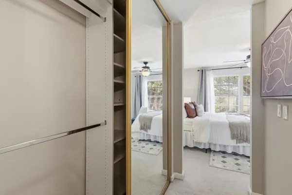 a en suite bathroom with a sink