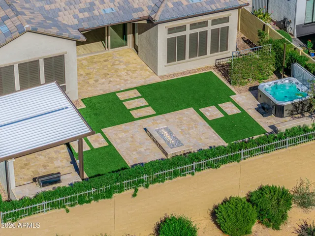 a view of a house with a garden