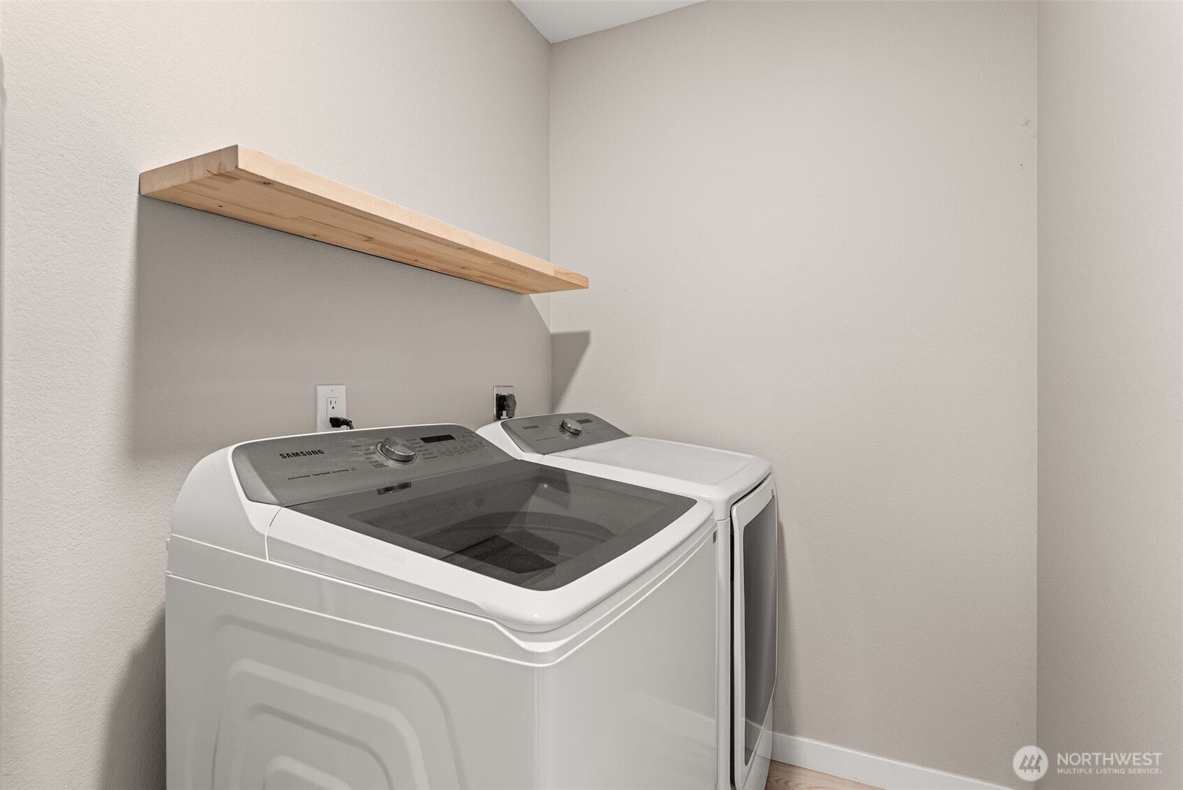 269 Elk Creek Road Raymond, WA 98577 - Photo 22 of 38 a utility room with dryer and washer
