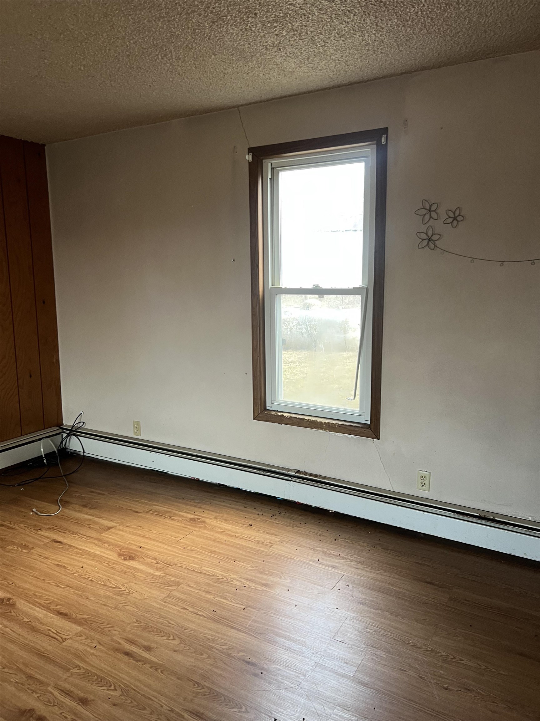 4304 West Lily Creek Road Freeport, IL 61032 - Photo 12 of 43 an empty room with wooden floor and windows