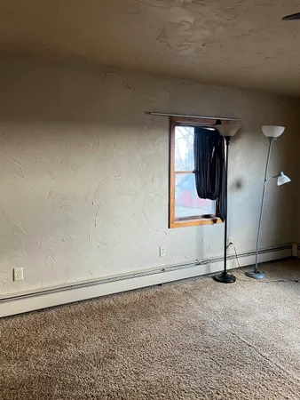 view of room with window