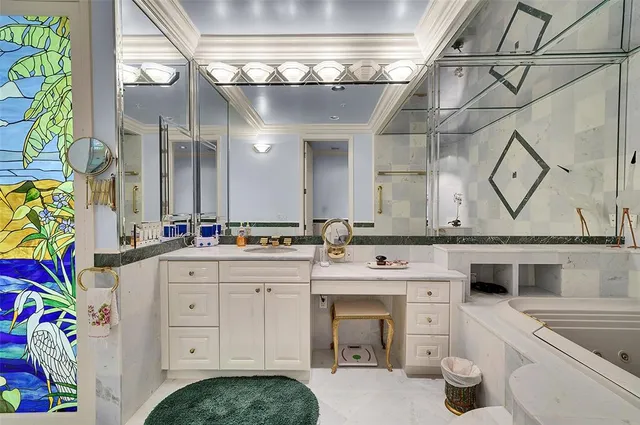 a kitchen with a table and chairs in it