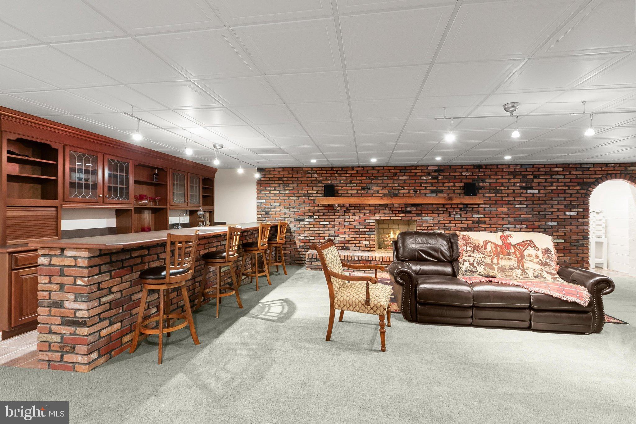 6300 Town Point Road Tracys Landing, MD 20779 - Photo 76 of 148 Lower Level Recreation Room w/ Wet Bar