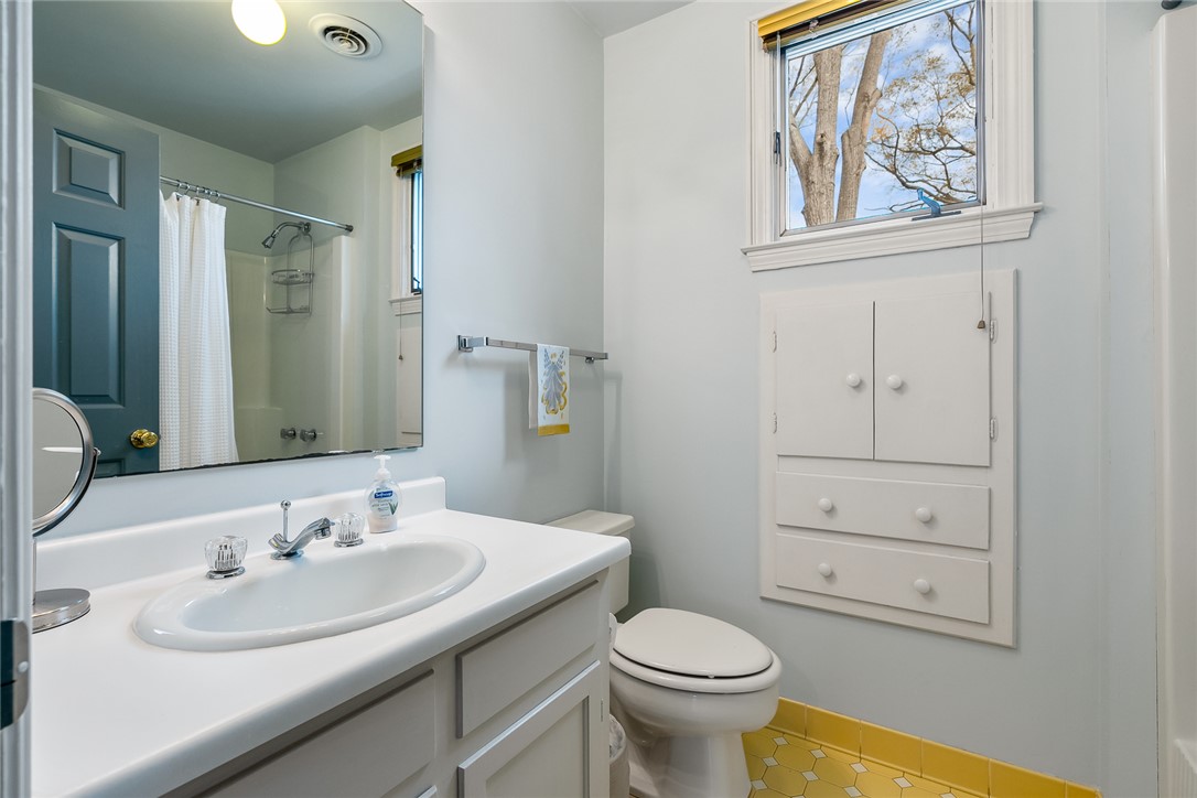 401 Berkshire Hill Anderson, SC 29621 - Photo 27 of 39 This bright bathroom features a vanity, window, and built-in storage for a refreshing start to your day.