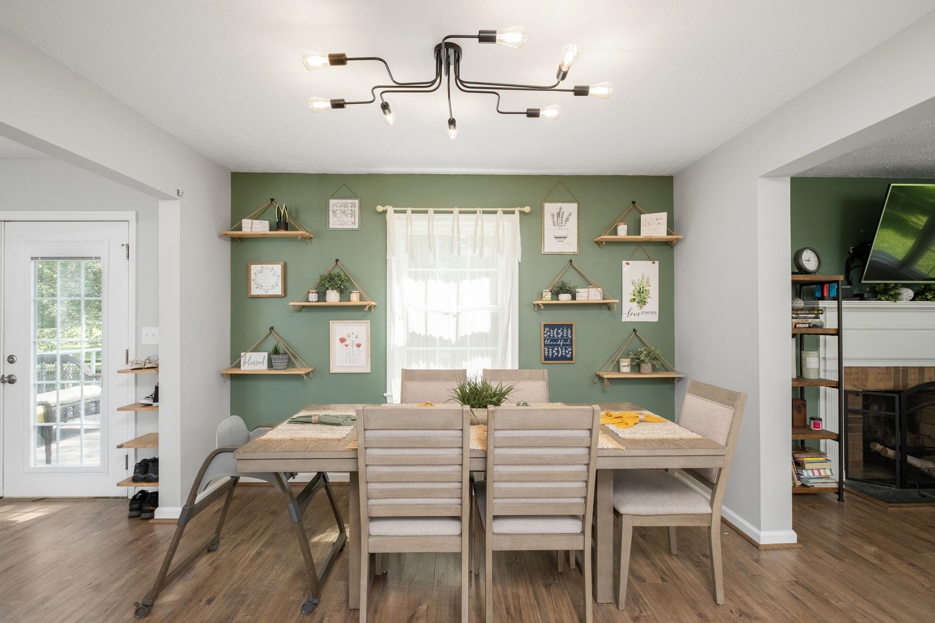 50 Valley Road Ruckersville, VA 22968 - Photo 12 of 39 a view of a dining room with furniture window and wooden floor