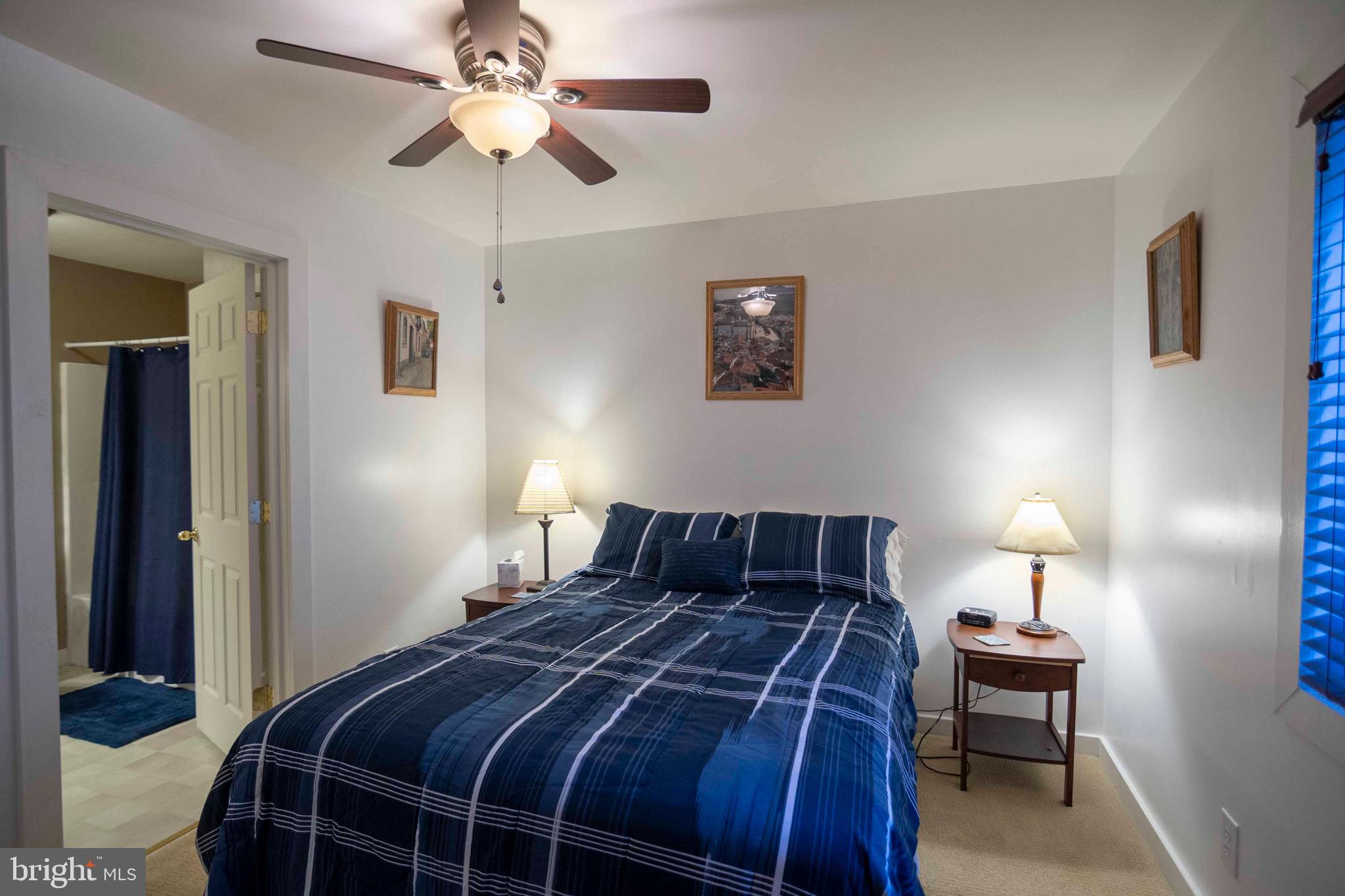 125 Fritzel Way Basye, VA 22842 - Photo 24 of 72 a bedroom with a bed and a lamp