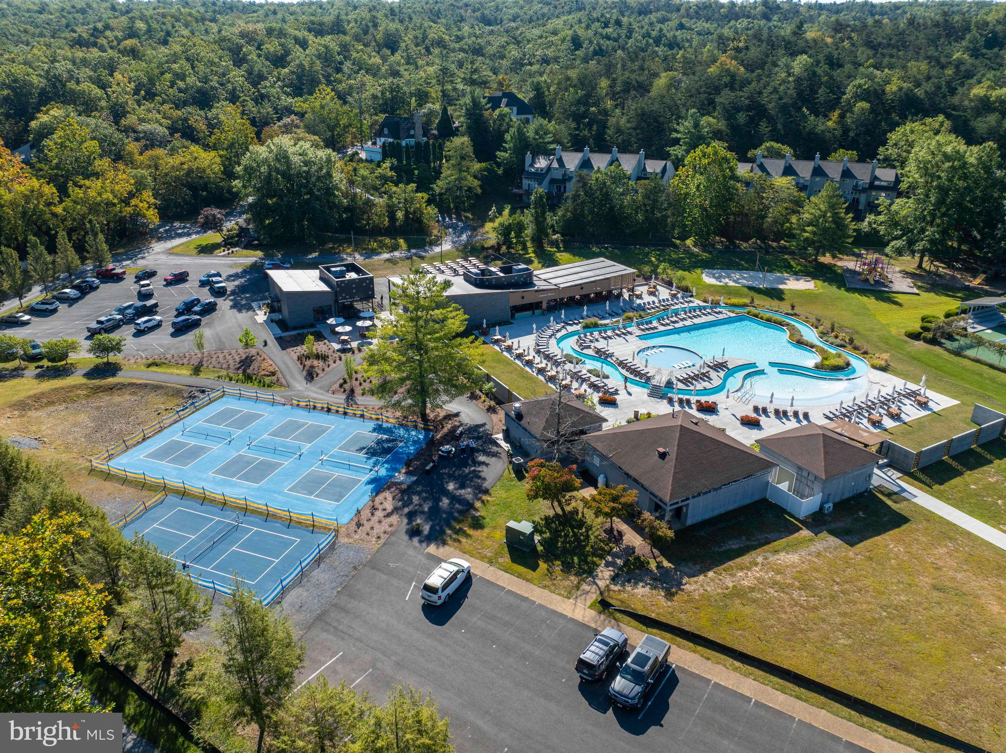 125 Fritzel Way Basye, VA 22842 - Photo 64 of 72 an aerial view of a house with yard swimming pool and outdoor seating
