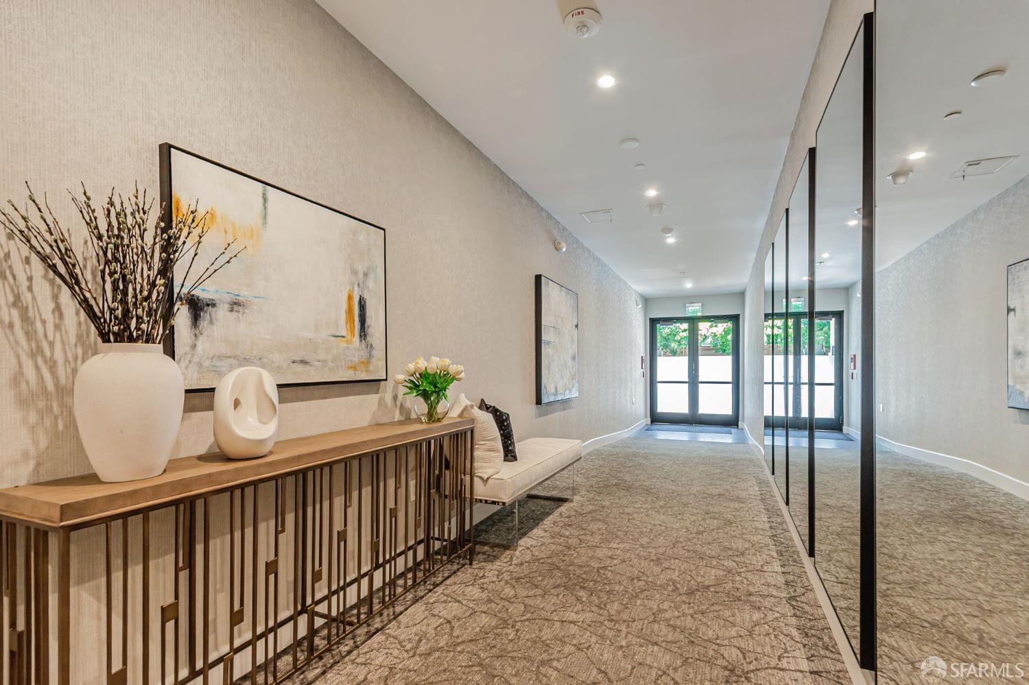 425 1st Street, Unit 36 Los Altos, CA 94022 - Photo 33 of 42 a view of a porch with wooden floor