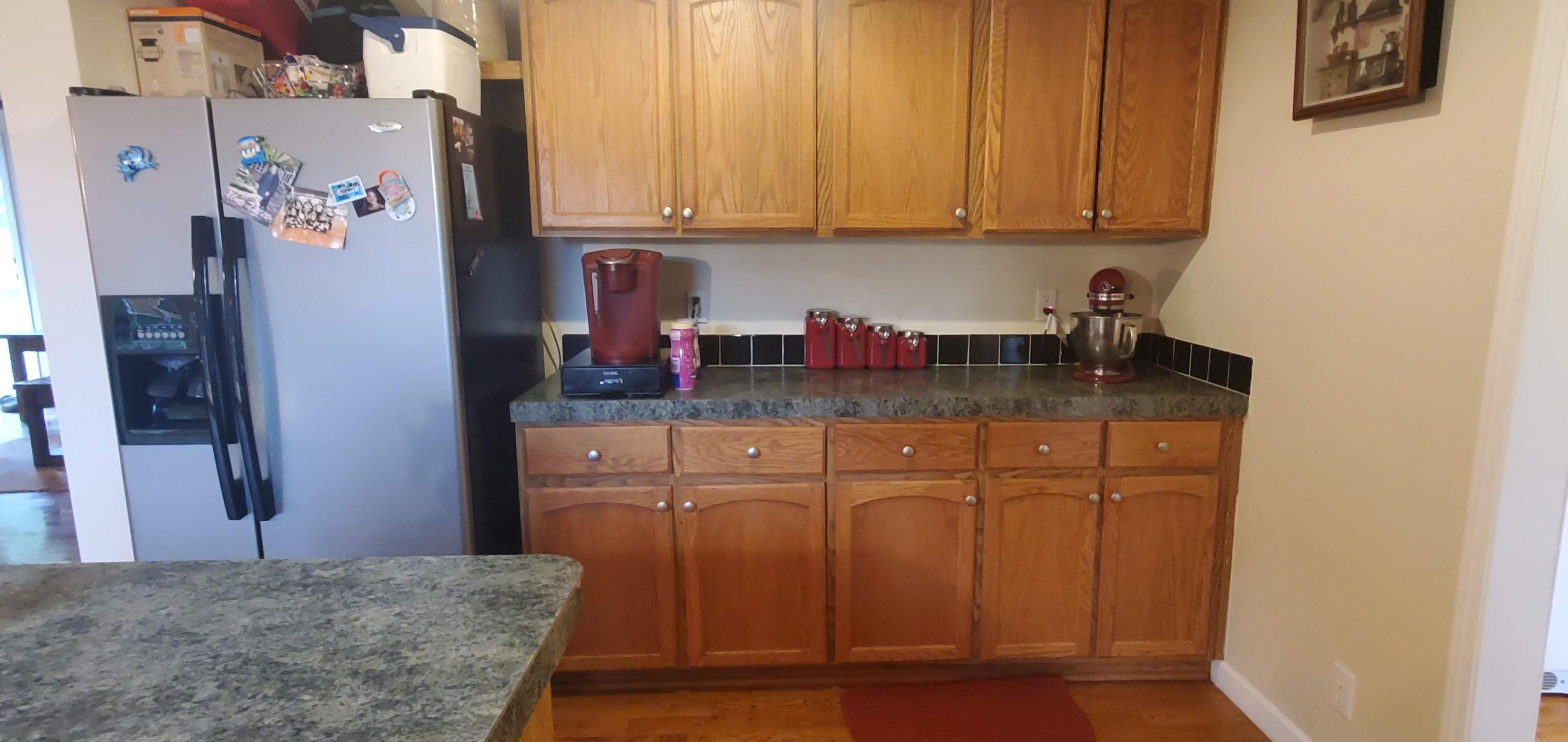 160 Northridge Road Hardy, VA 24101 - Photo 9 of 42 a kitchen with stainless steel appliances granite countertop a refrigerator sink and cabinets