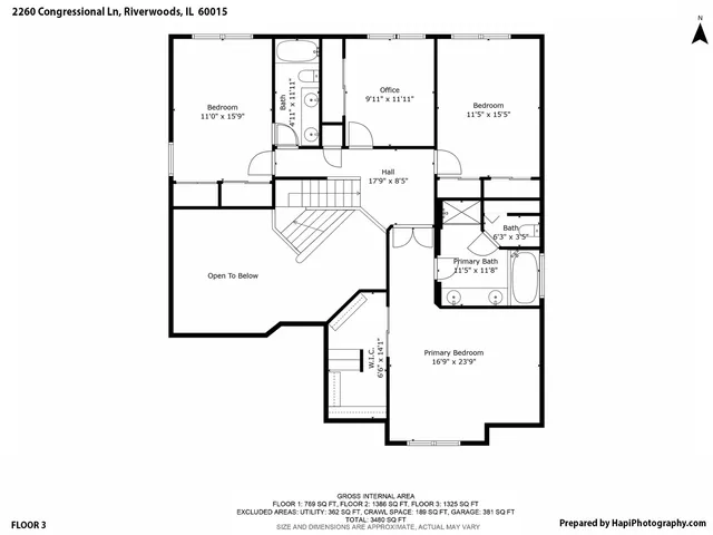 $789,000 | 2260 Congressional Lane, Riverwoods, IL 60015