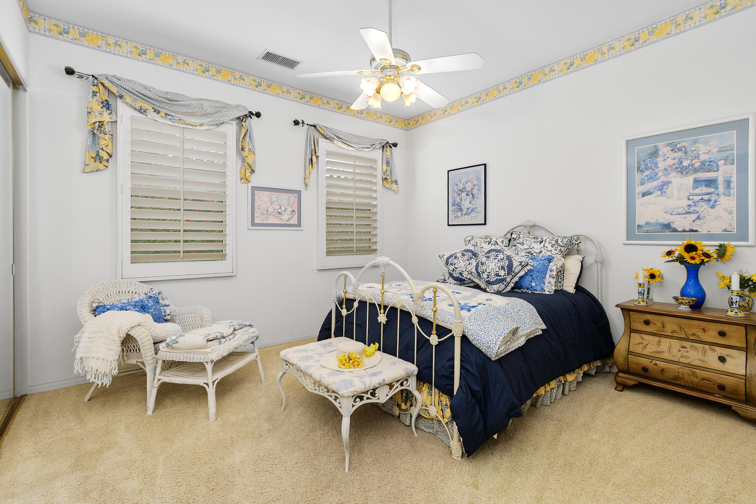 2 Othello Court Rancho Mirage, CA 92270 - Photo 20 of 45 a bedroom with a bed and a window