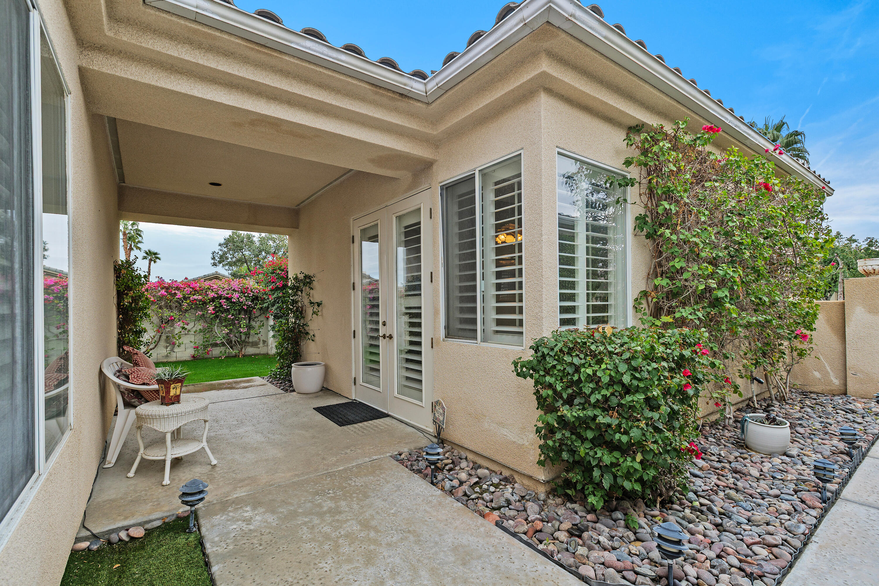 2 Othello Court Rancho Mirage, CA 92270 - Photo 37 of 45 front view of a house with a porch