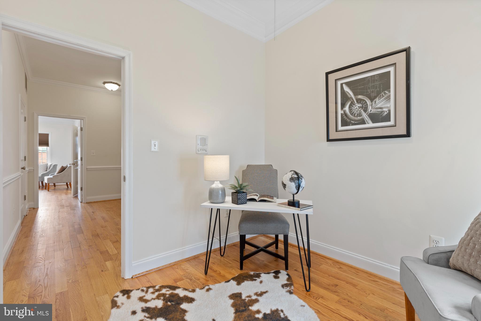 1125 Race Street Baltimore, MD 21230 - Photo 30 of 43 a view of a workspace with furniture and wooden floor