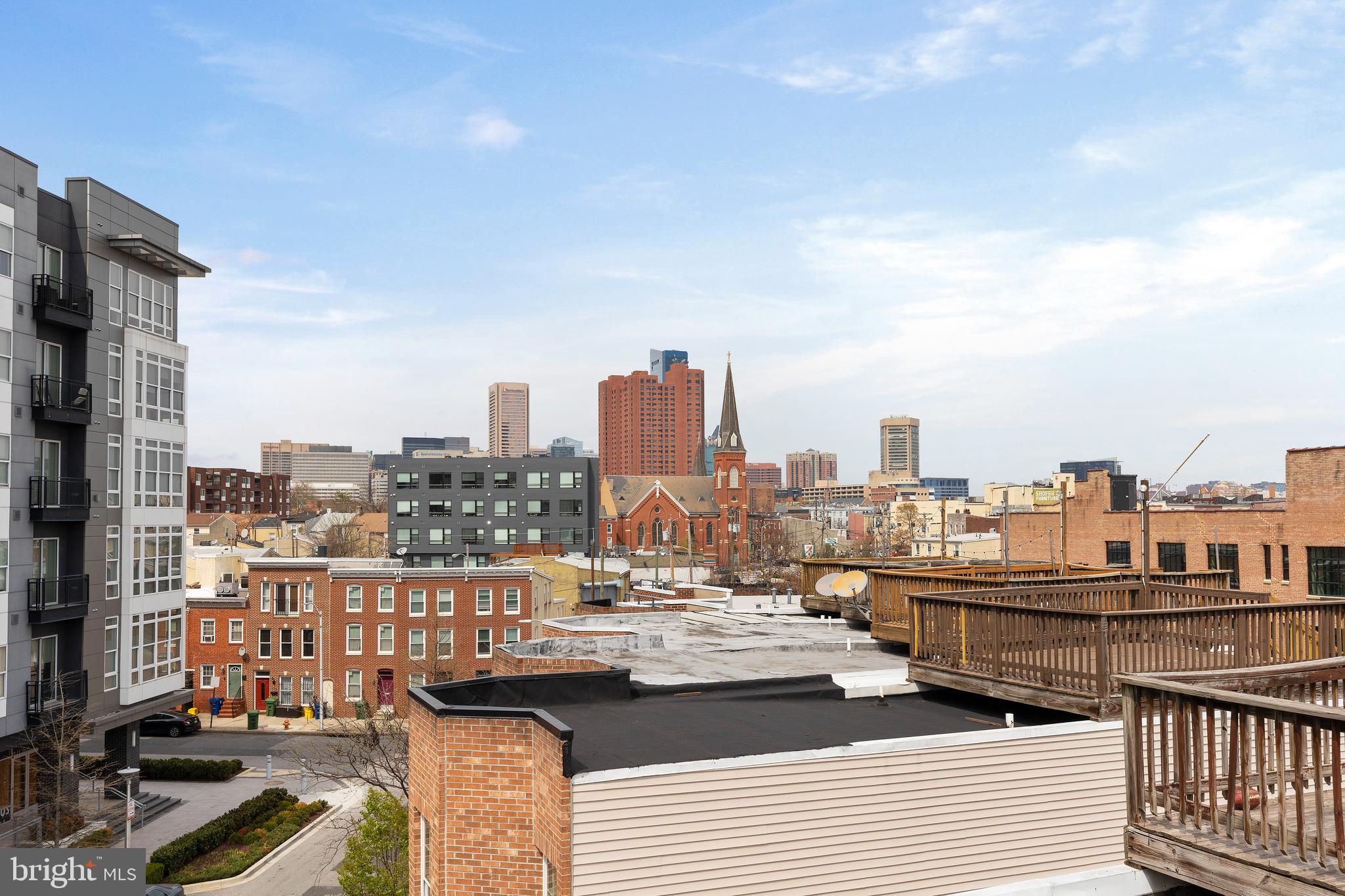 1125 Race Street Baltimore, MD 21230 - Photo 35 of 43 a view of a city with tall buildings