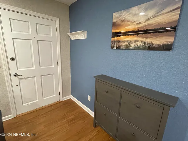 a view of front door