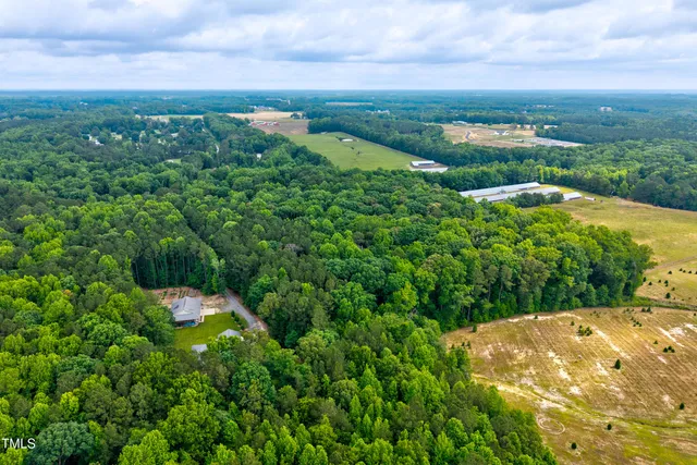 a view of a lush green space with sea