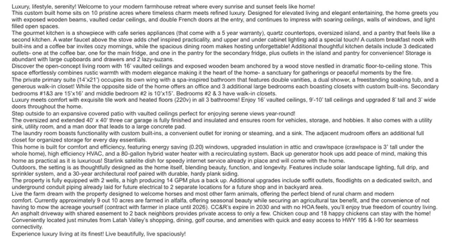 $1,350,000 | 10911 South Sherman Road, Spokane, WA 99224