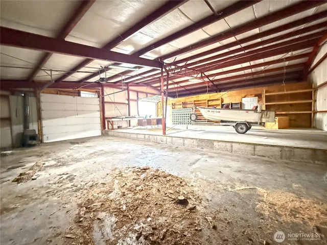 a view of a room with sliding glass door