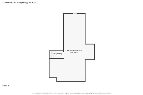 $424,900 | 78 Tremont Street, Sharpsburg, GA 30277